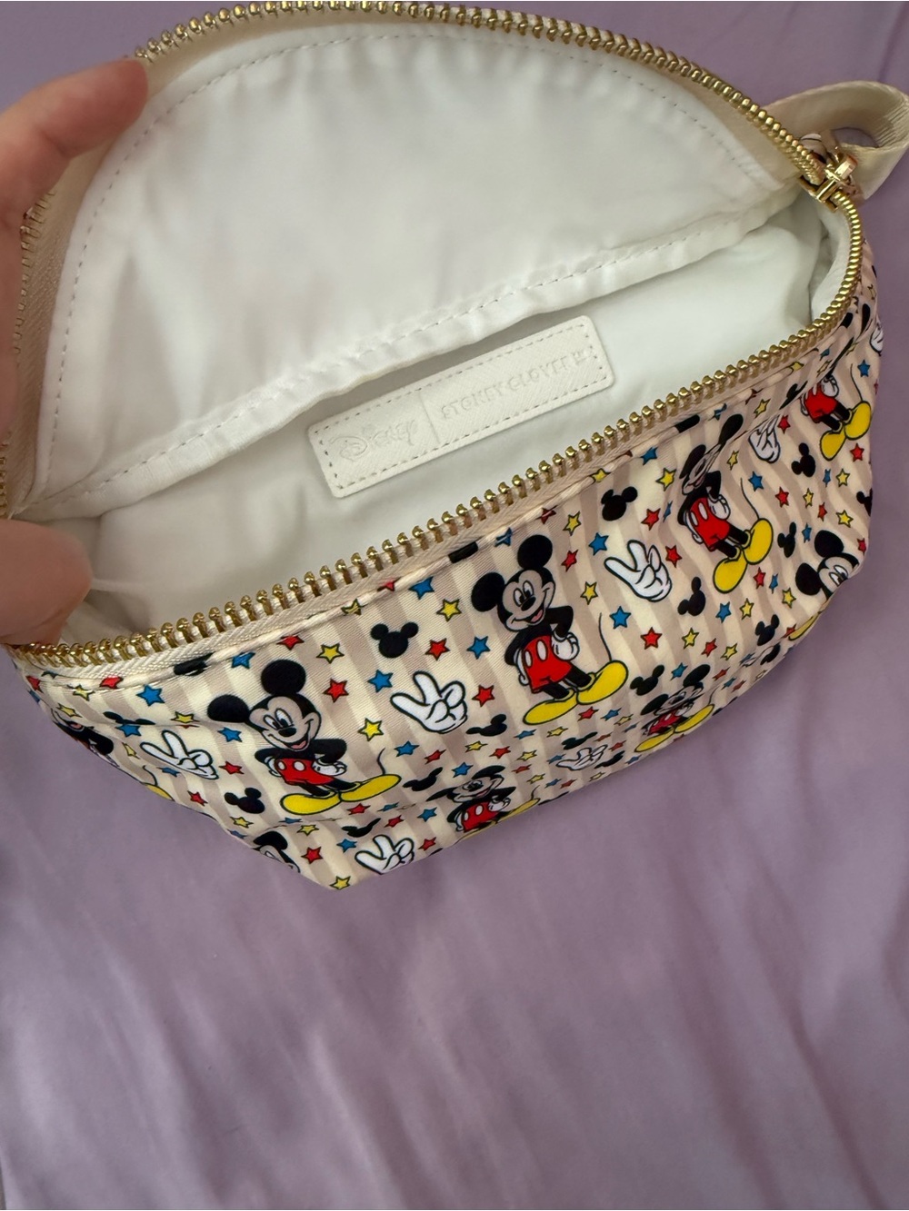 Stoney Clover Lane Disney Mickey Mouse Classic Fanny Pack - Picture 3 of 4